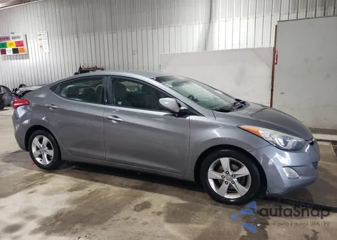 2013 Hyundai Elantra Gls z USA, uszkodzony, nr VIN 5NPDH4AE4DH341308